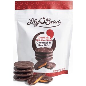 Lily O'Briens Dark & Milk Chocolate Blend Caramel & Sea Salt