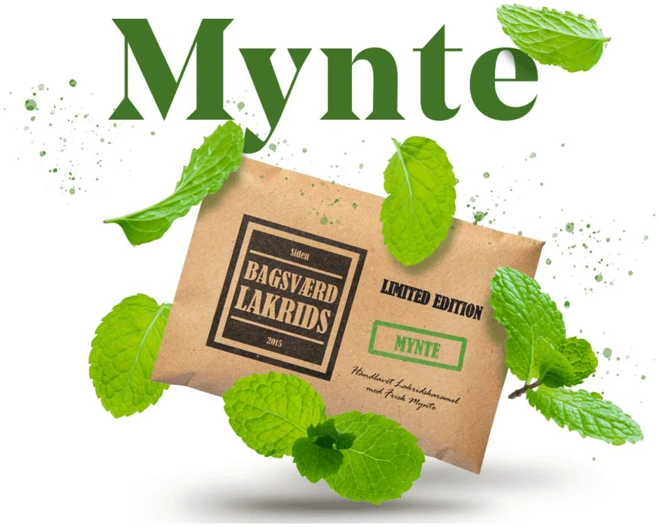 Bagsværd Lakrids Lakrisplate Mynte 160g - Bilde 2