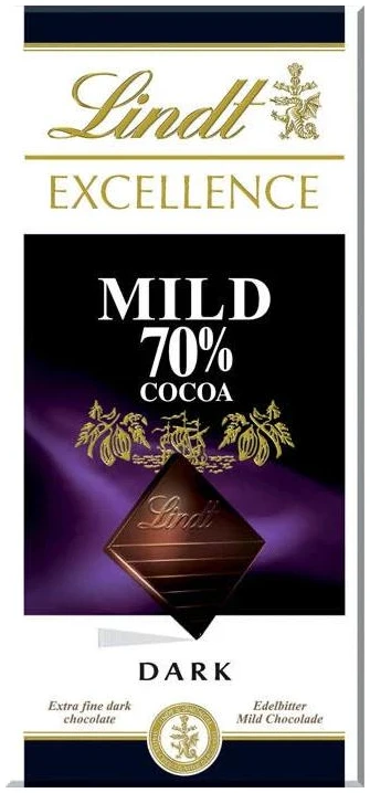 Lindt Excellence Dark Mild 70% Cocoa