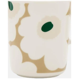 Marimekko krus 0,25L Oiva/Unikko White/Beige/Green