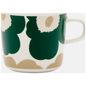 Marimekko kaffekopp 0,2L Oiva/Unikko Green/Beige