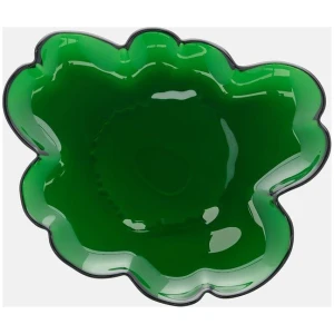 Marimekko Unikko Glass Fat 20 cm Grønn