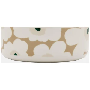 Marimekko skål 1,5L Oiva/Unikko White/Beige/Green