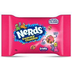 Nerds Gummy Clusters Fruits Bag 45g