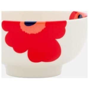 Marimekko Skål Oiva/Unikko Rød 3dl
