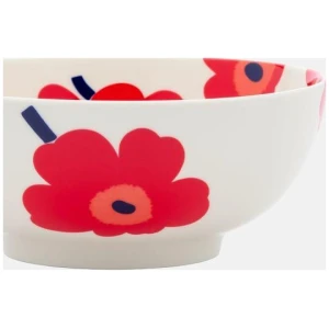 Marimekko Skål Oiva/Unikko Rød 1,3L