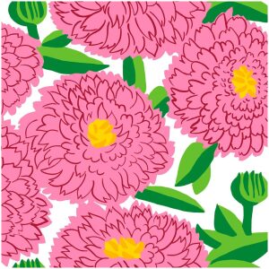 Marimekko Servietter Kaffe Primavera Pinkki