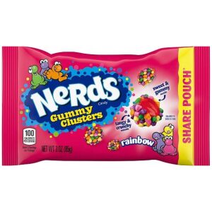 Nerds Gummy Clusters Rainbow 85g