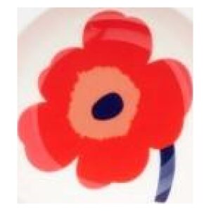 Marimekko Fat Oiva/Unikko Rød 9cm