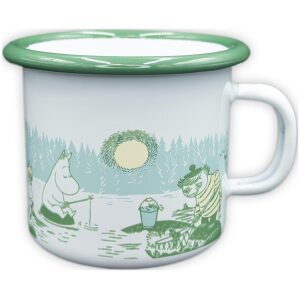 Mummi emaljekopp 0,25L Sommerfiske