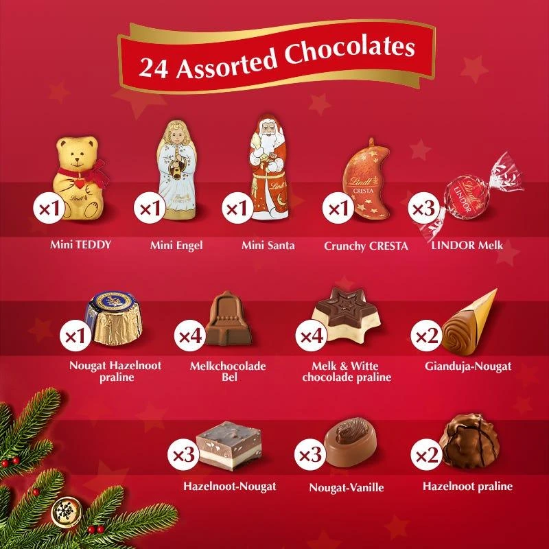 Lindt Adventskalender Christmas Tradition 2026 - Bilde 2