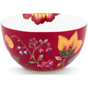 Pip Studio Skål 15cm Blooming Tales Fantasy Rød