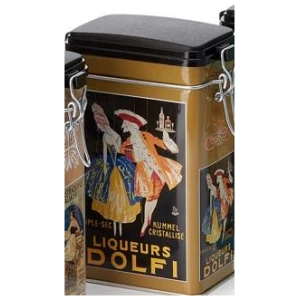 Te/Kaffeboks 250gr "Europe" Gul