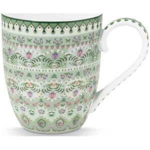 Pip Studio Krus Liten 145ml Lily & Lotus Lys Grønn