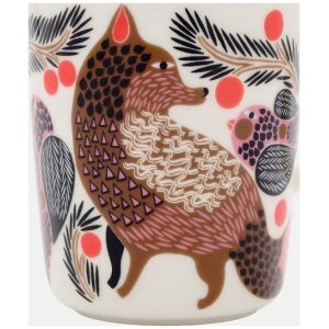 Marimekko krus 0,25L Ketunmarja brun/rosa