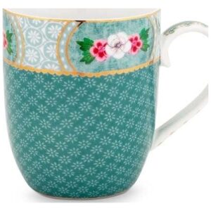 Pip Studio Krus Liten 145ml Rødmende Fugler Blå