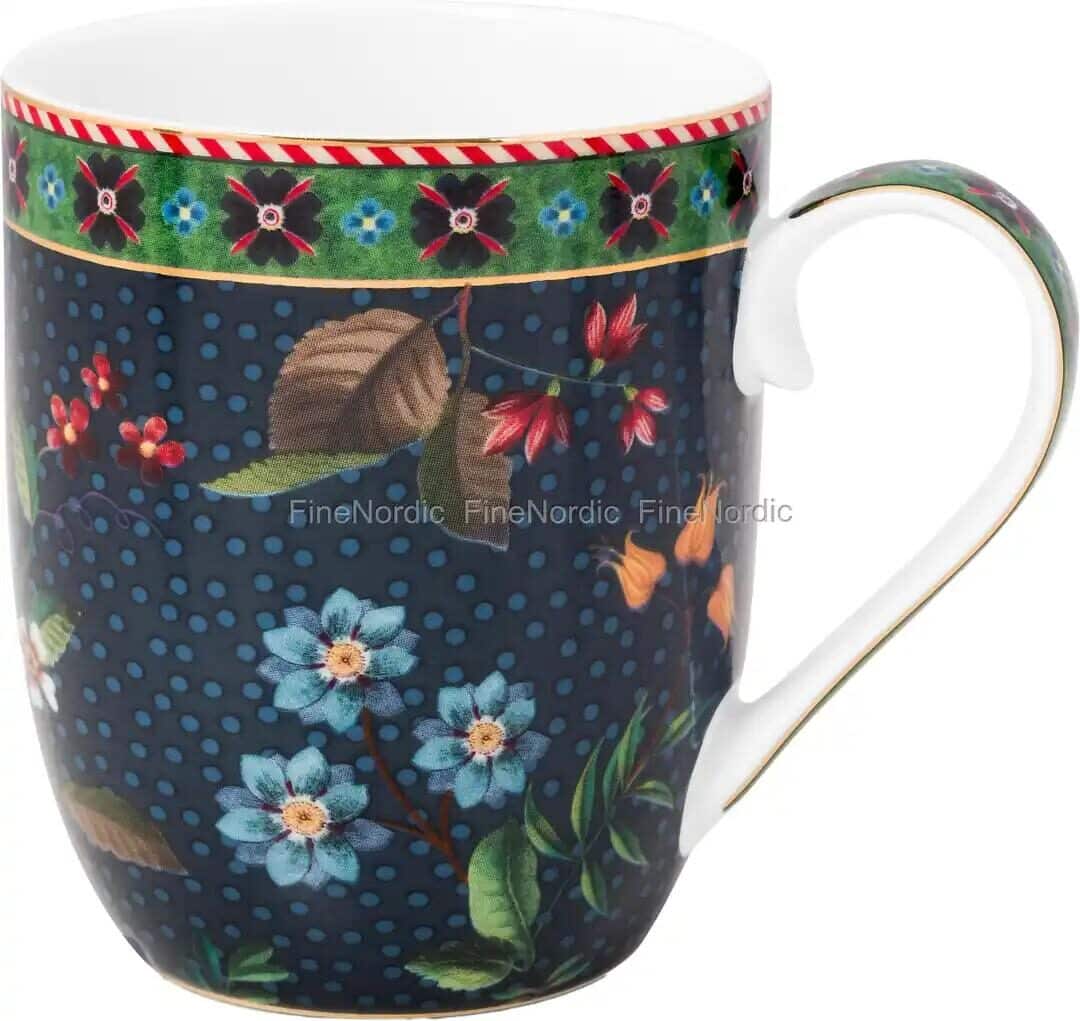 Pip Studio Krus Liten 145ml Berry Blues Blå