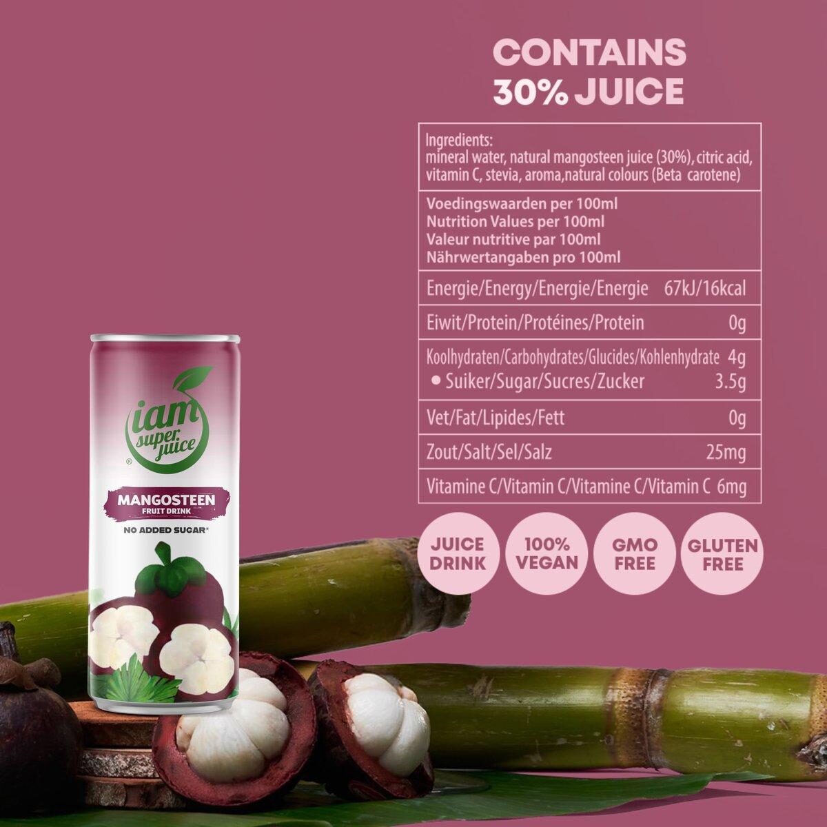 I Am Super Juice Mangosteen 330ml - Bilde 2