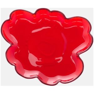 Marimekko Unikko Glass Fat 20 cm Rød