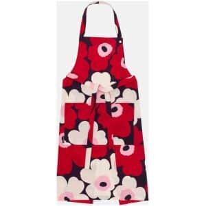 Marimekko forkle Pieni Unikko Purple/Pink/Red