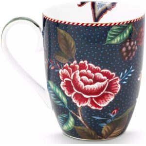Pip Studio Krus Large 350ml Flower Blues Blå