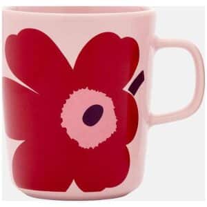 Marimekko krus 0,25L Unikko Rosa/Rød
