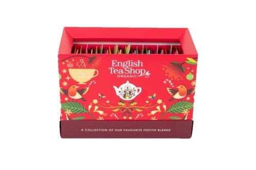English Teashop Adventskalender Sachet Rød 2026