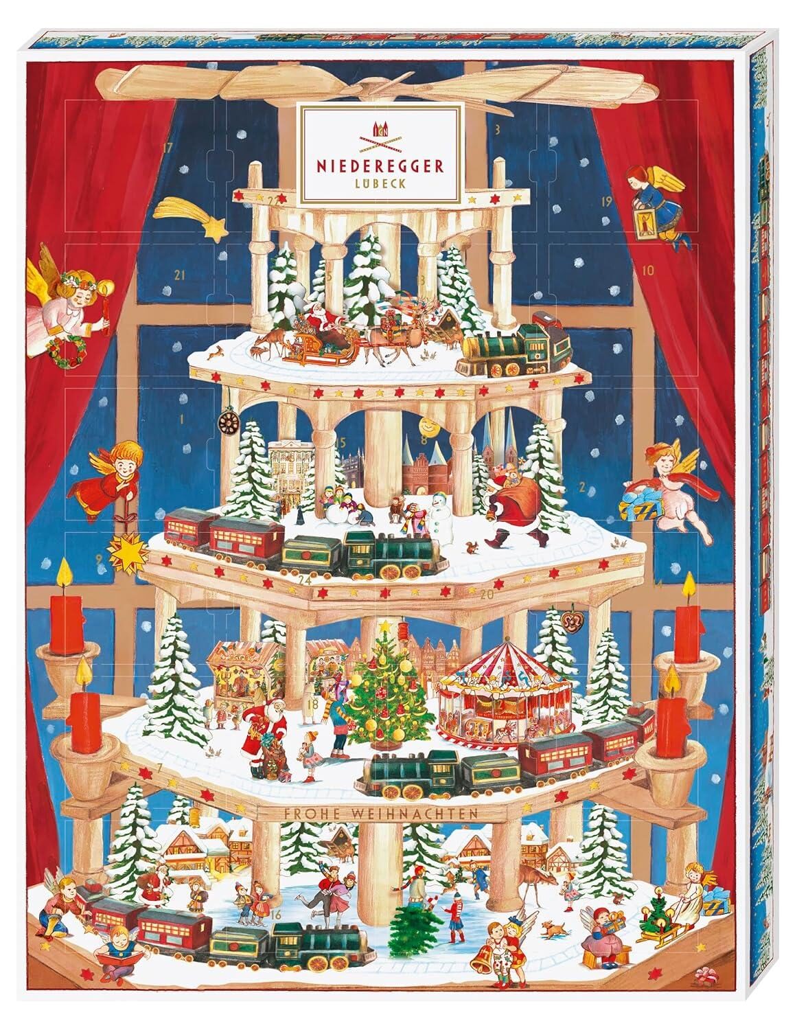 Niederegger Marsipankalender Klassisk vinter 300g
