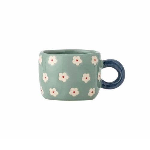 Bloomingville Krus Mini Nini 100ml Blå Blomster