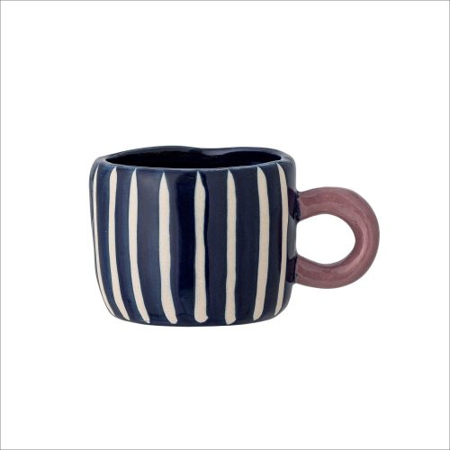 Bloomingville Krus Mini Nini 100ml Blå Striper