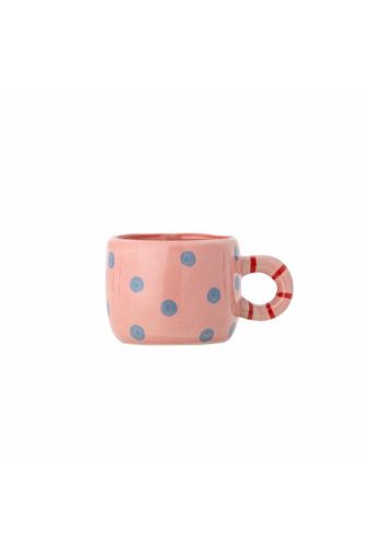 Bloomingville Krus Mini Nini 100ml Rosa Prikker