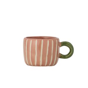Bloomingville Krus Mini Nini 100ml Rosa Striper