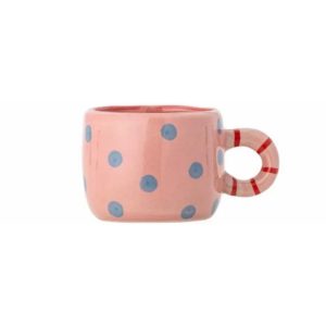 Bloomingville Krus Mini Nini 100ml Rosa Prikker