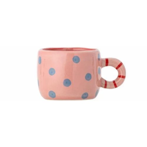 Bloomingville Krus Mini Nini 100ml Rosa Prikker