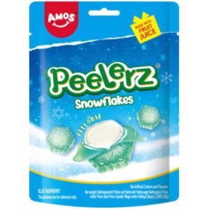 Peelerz Gummy Snowflakes - Blue Raspberry 65gr
