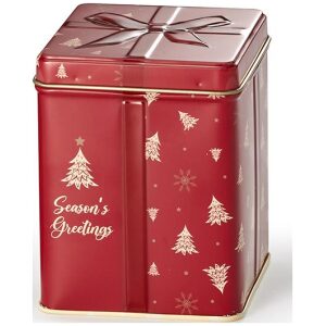 Teboks 100gr "Season's Greetings" Rød