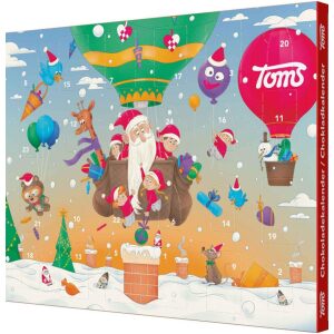 Adventskalender Toms Sjokolade 185gr 2026