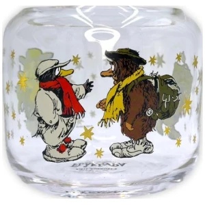 Flåklypa Telysholder - Ludvig og Solan 9cm